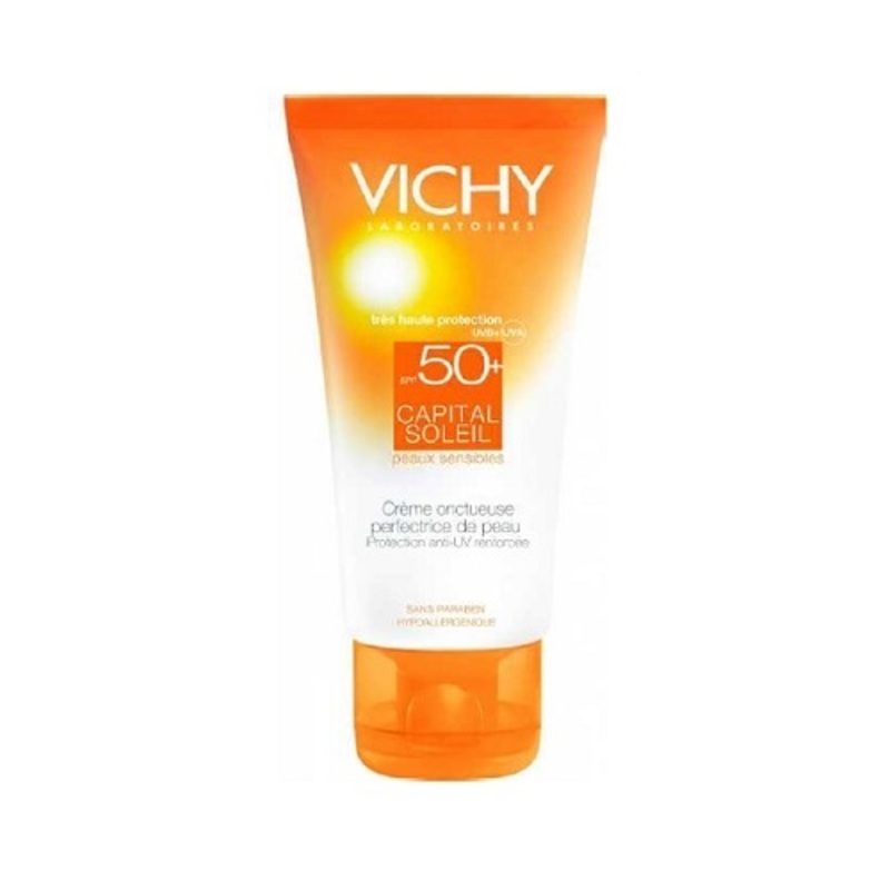 vichy ideal soleil viso vellutata spf50+