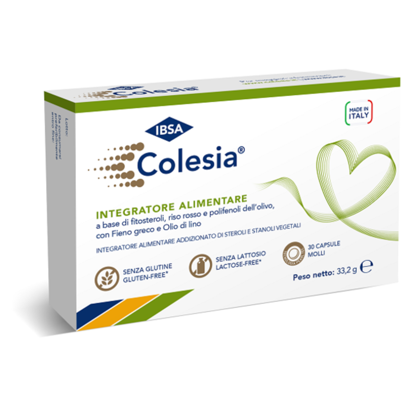 colesia softgel integratore colesterolo 30 capsule molli