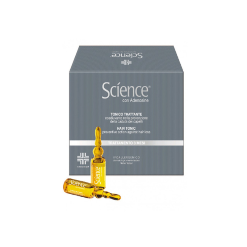 science tonico trattante anticaduta cofanetto 24 fiale da 5 ml