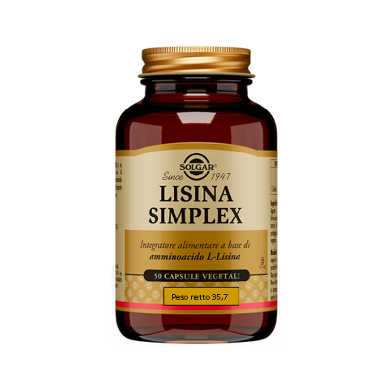solgar lisina simplex 50 capsule vegetali