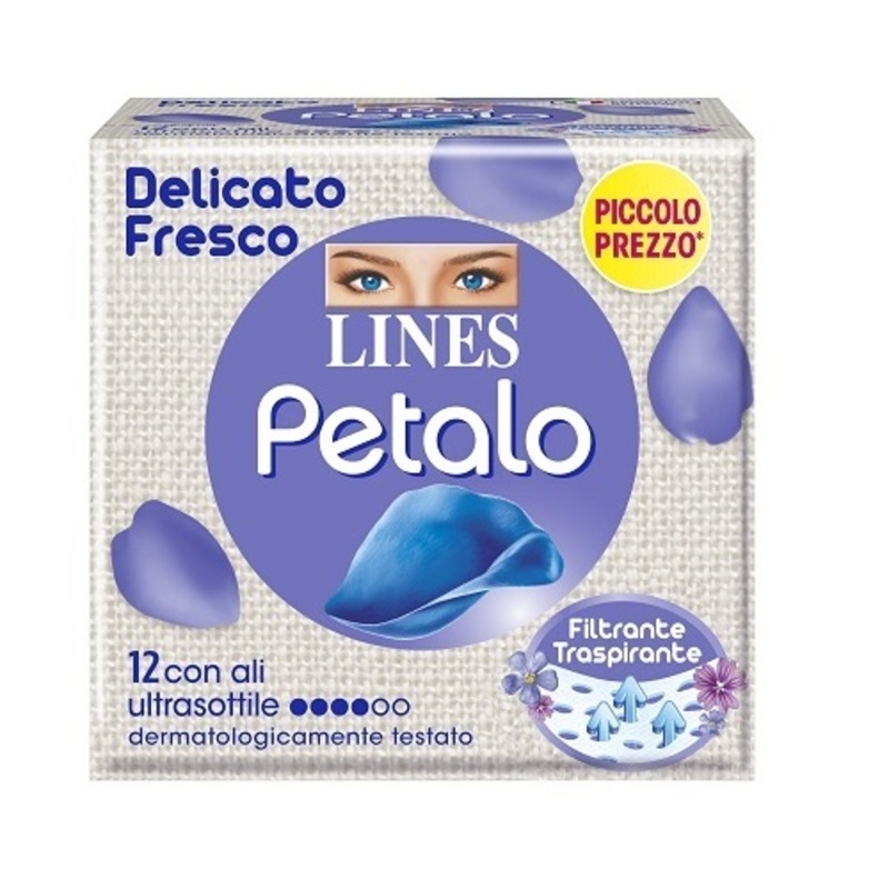 lines petalo blu c/ali 12pz
