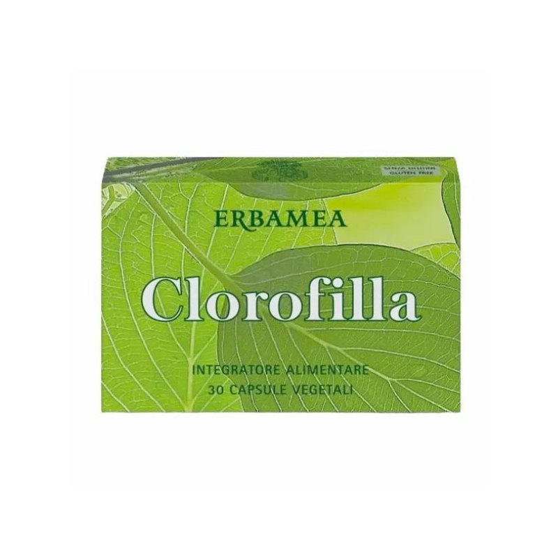 erbamea clorofilla integratore antiossidante 30 capsule