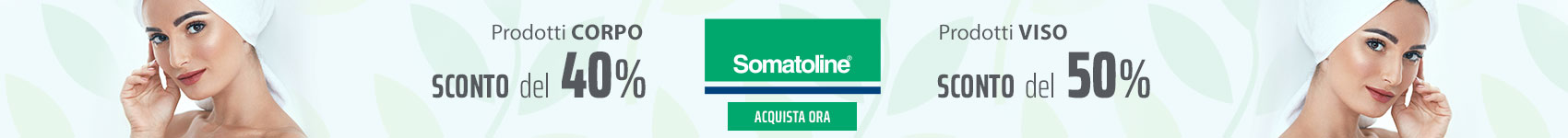 Somatoline: Prodotti corpo sconto del 40% | Prodotti visosconto del 50 %