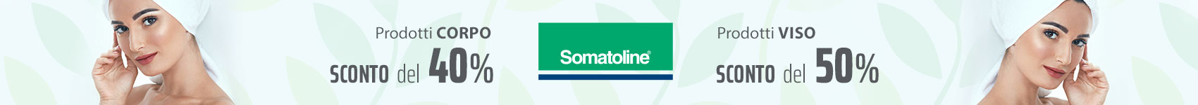 Somatoline: Prodotti corpo sconto del 40% | Prodotti visosconto del 50 %
