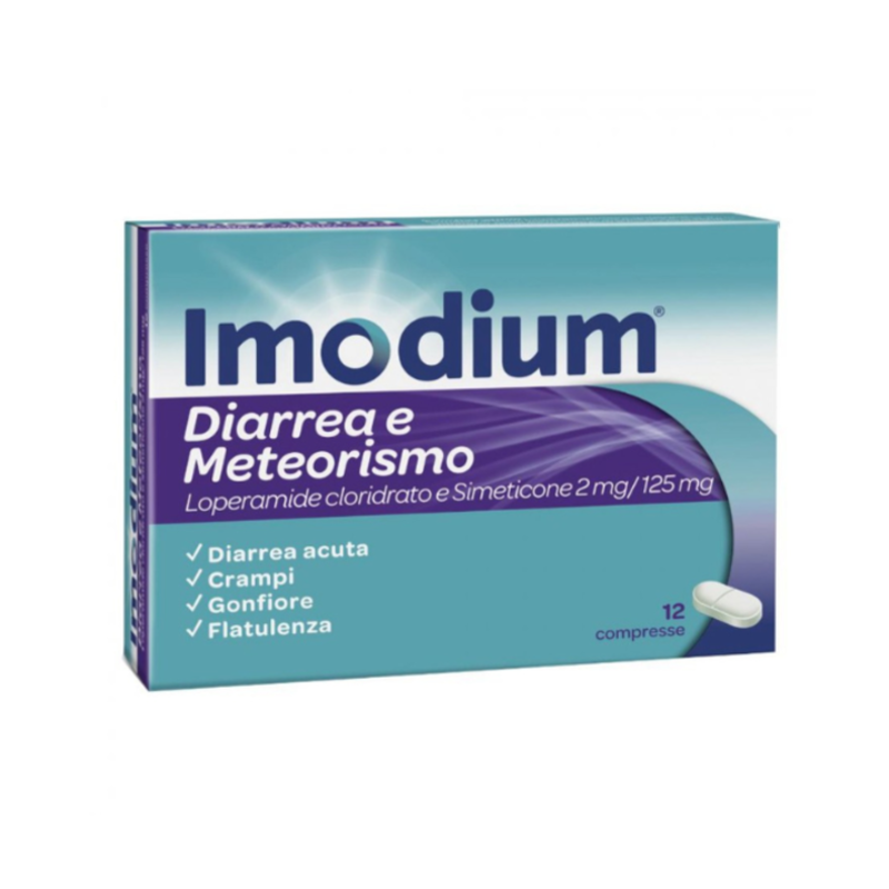 imodium diarrea e meteor 12cpr