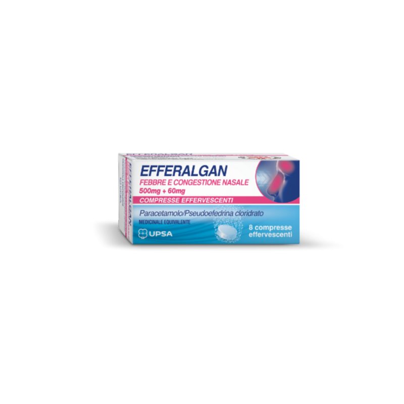 aesculapius farmaceutici 500 mg/60 mg compressa effervescente 8 compresse in 1 tubo pp