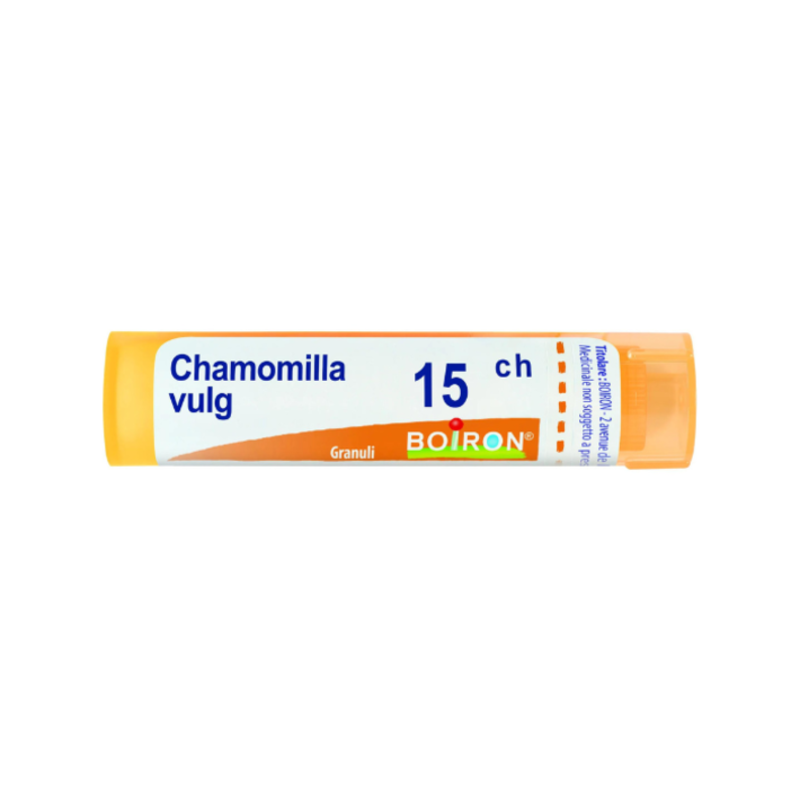  chamomilla vulgaris (boiron) 15 ch granuli 1 contenitore multidose 4 g (80 granuli)