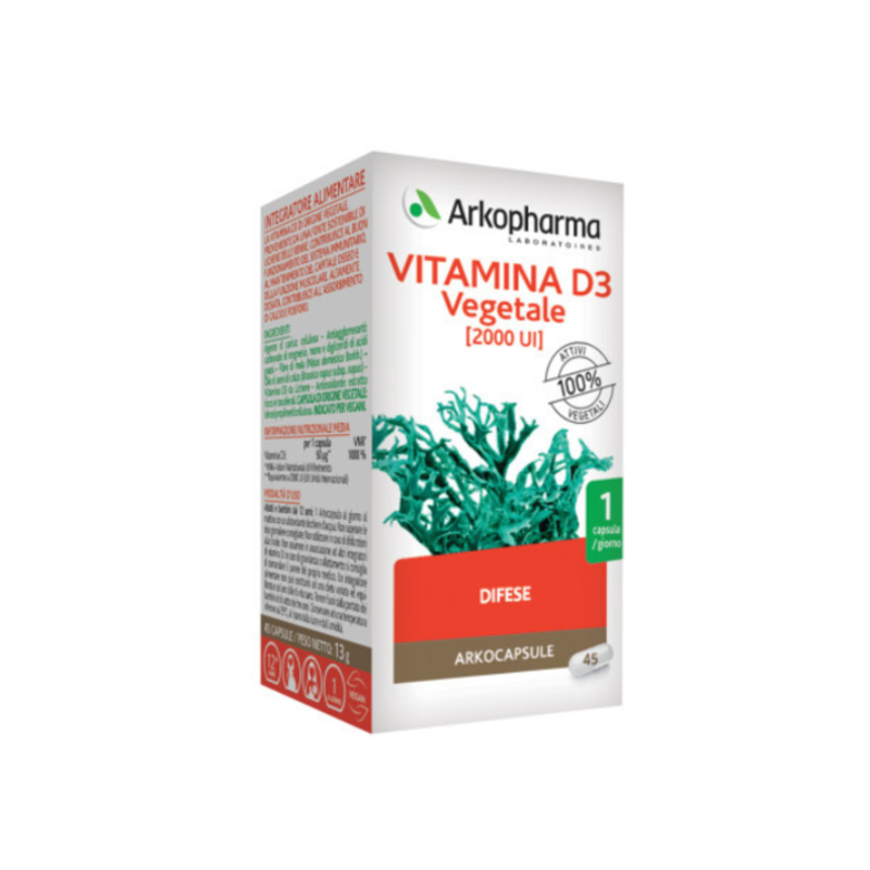 arkocps vitamina d3 veg 45cps