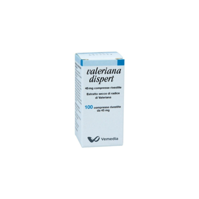 valeriana dispert 45 mg 100 compresse rivestite per uso orale da 45 mg