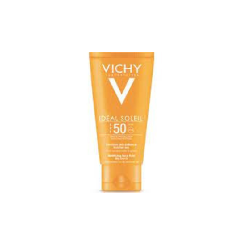 vichy ideal soleil viso dry touch 50