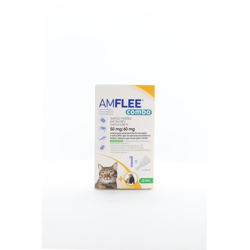 amflee combo 50 mg/60 mg soluzione spot-on per gatti e furetti